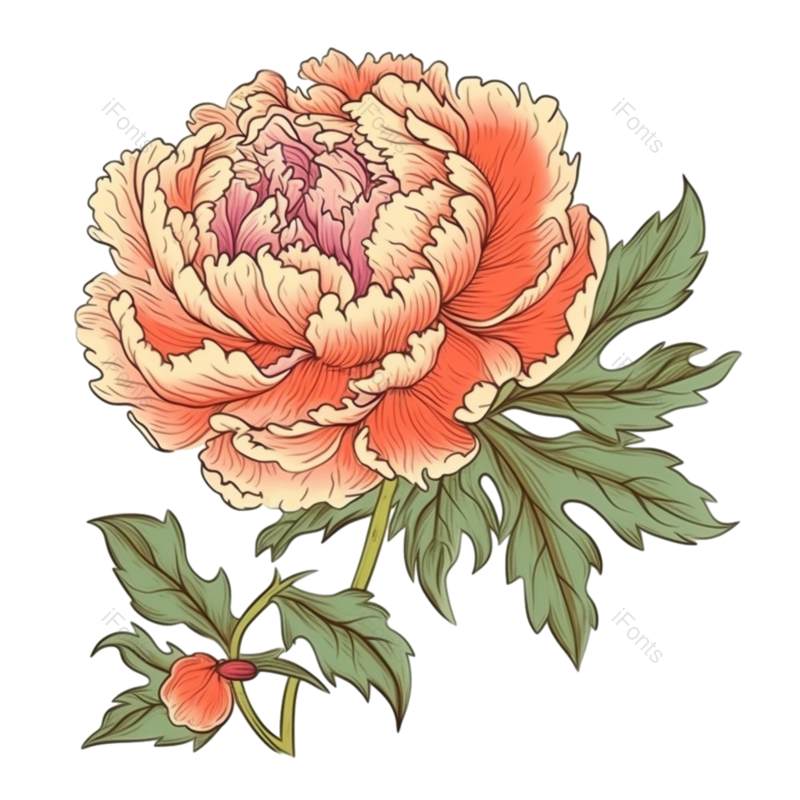 鲜花背景图片,鲜花边框元素,PNG,免抠素材